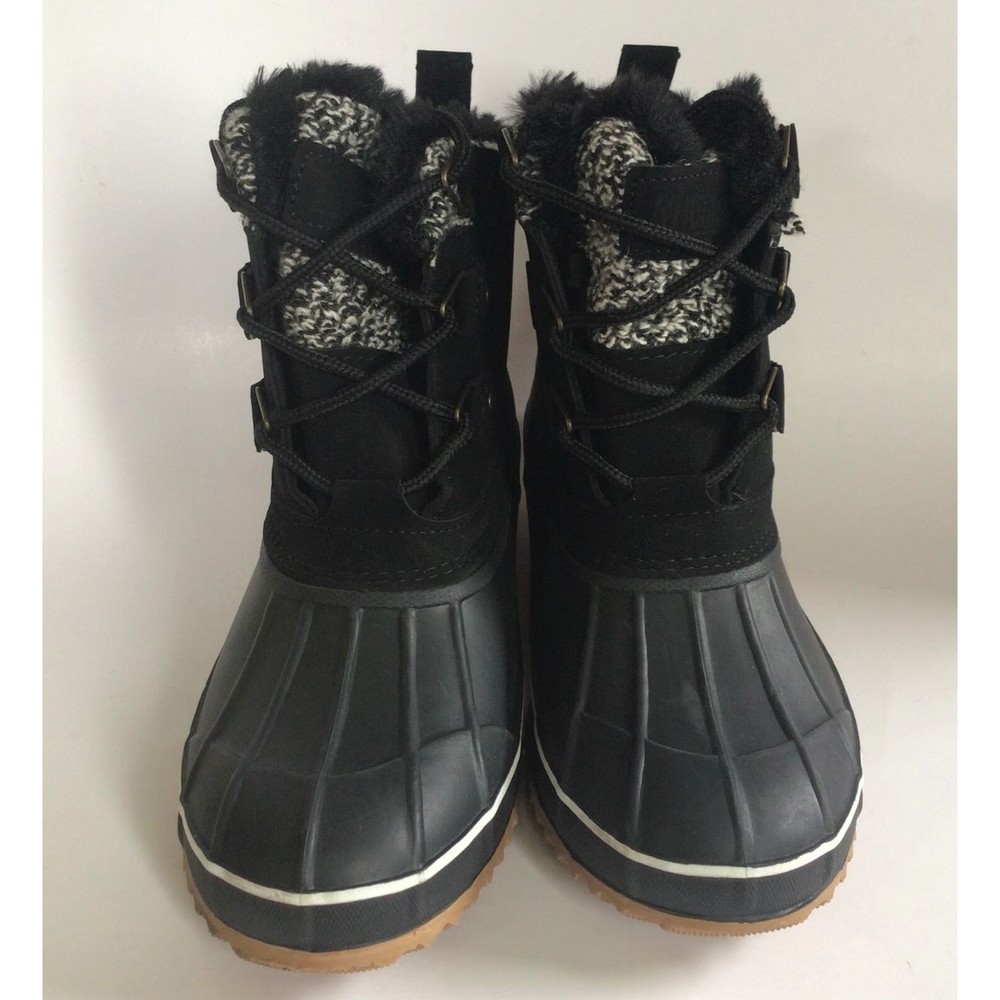 NEW KHOMBU Women's Keri Faux Fur-Lined Duck Boots (Size 7) - Picture 9 of 11